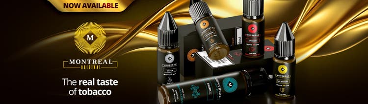 Montreal Original nic salts: the real taste of tobacco, now available